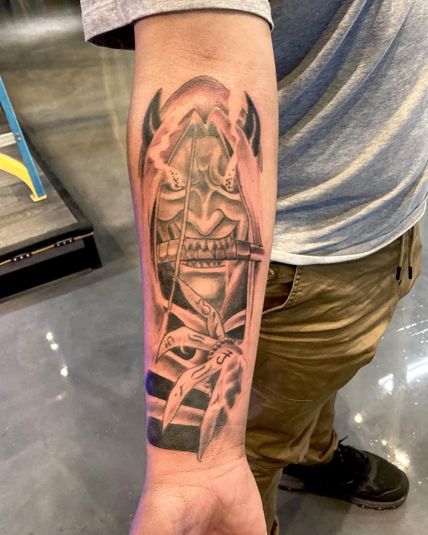 Tattoo by a Cedar Street Tattoo Company artist in Kalkaska, MI